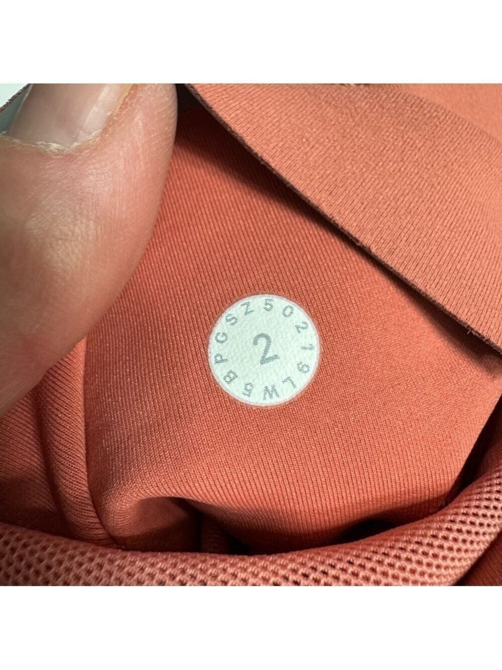 Lululemon In Movement Tight 25 Inch Everlux Rustic Coral Size 2 - Picture 5 of 10